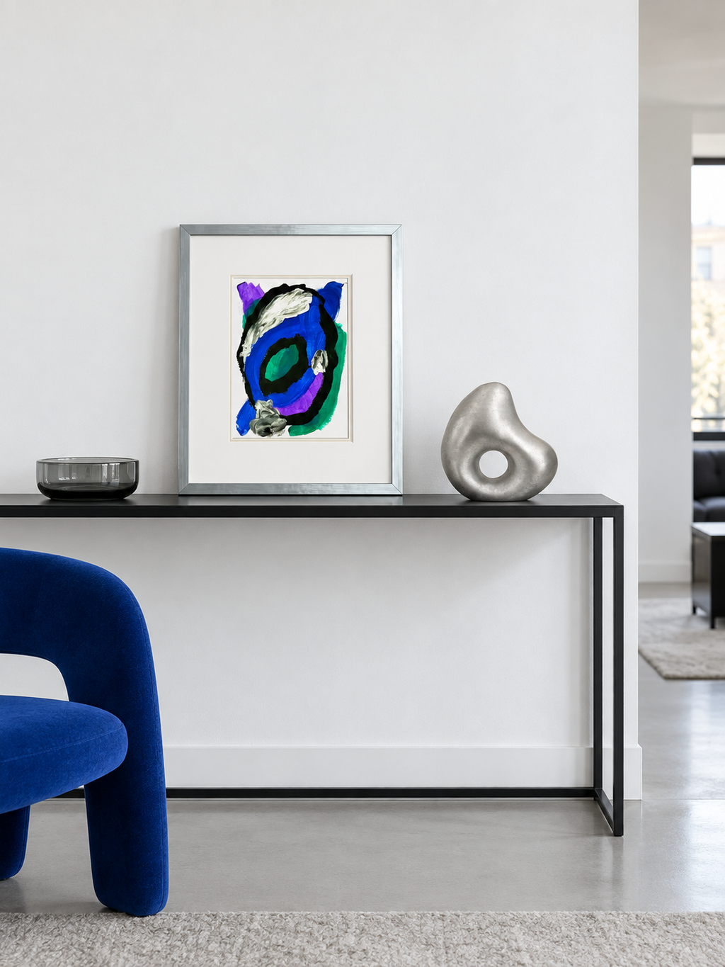 Orbit Metalik Dekoratif Obje