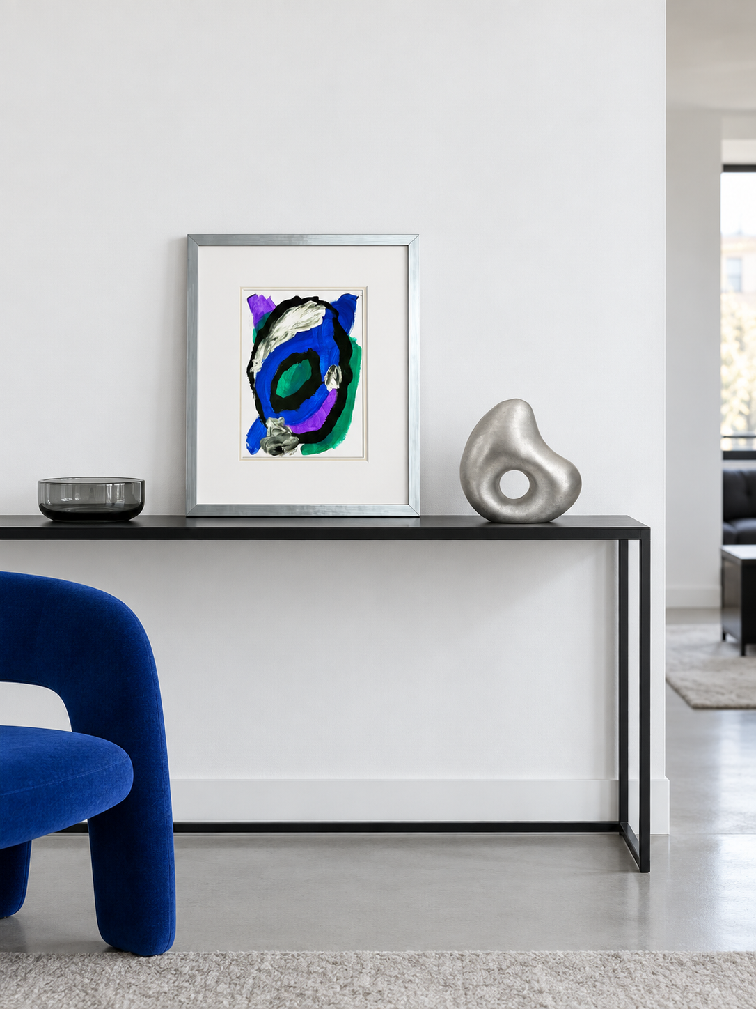 Orbit Metalik Dekoratif Obje