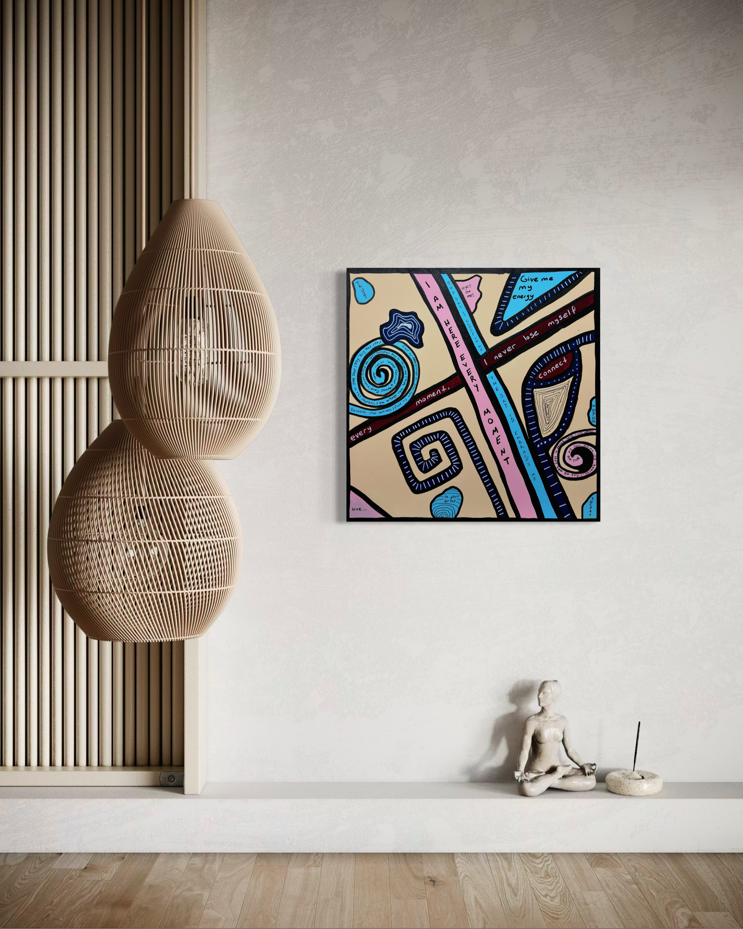 The Inner Route Tablo | 60x60cm