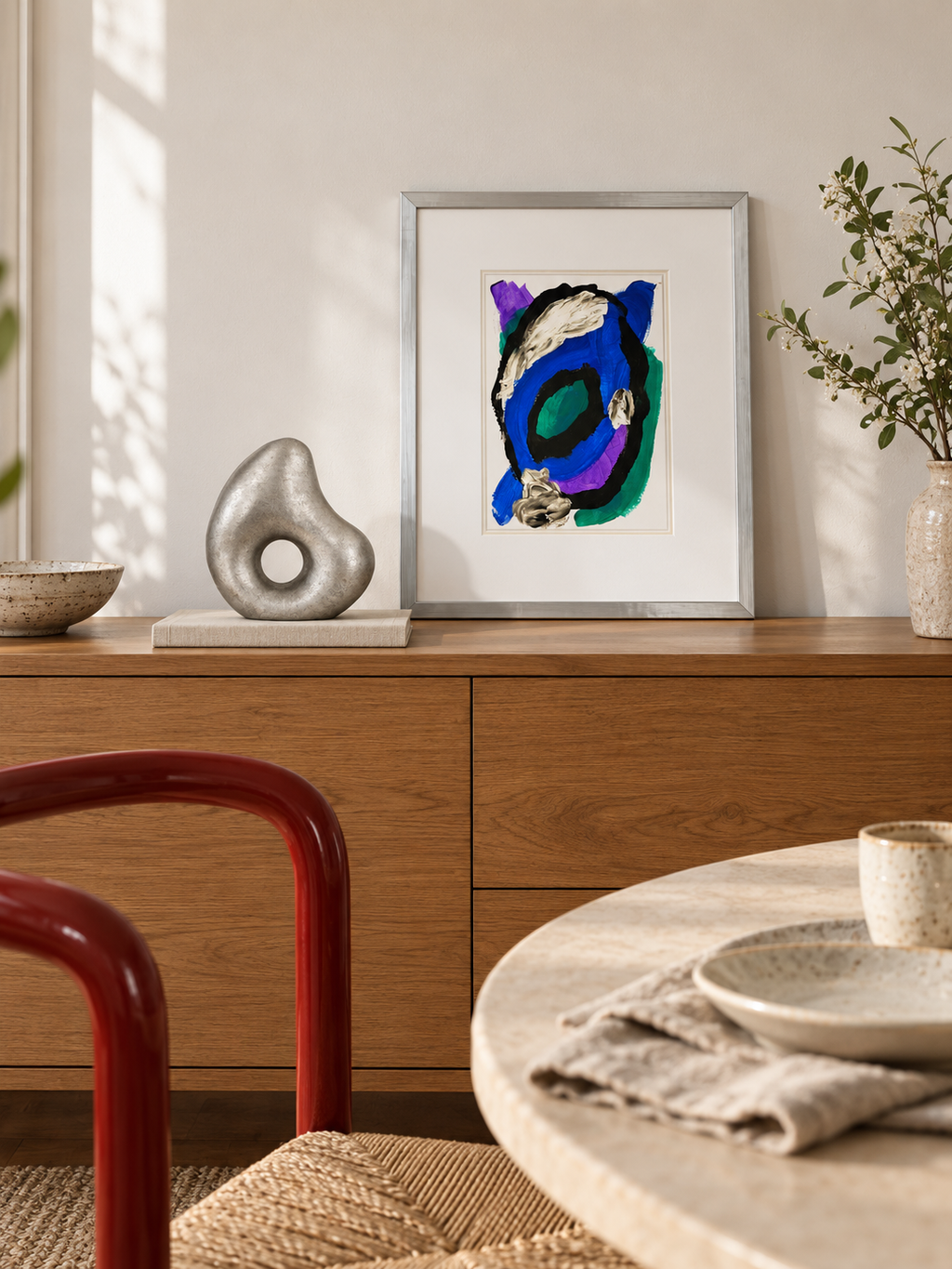Orbit Metalik Dekoratif Obje