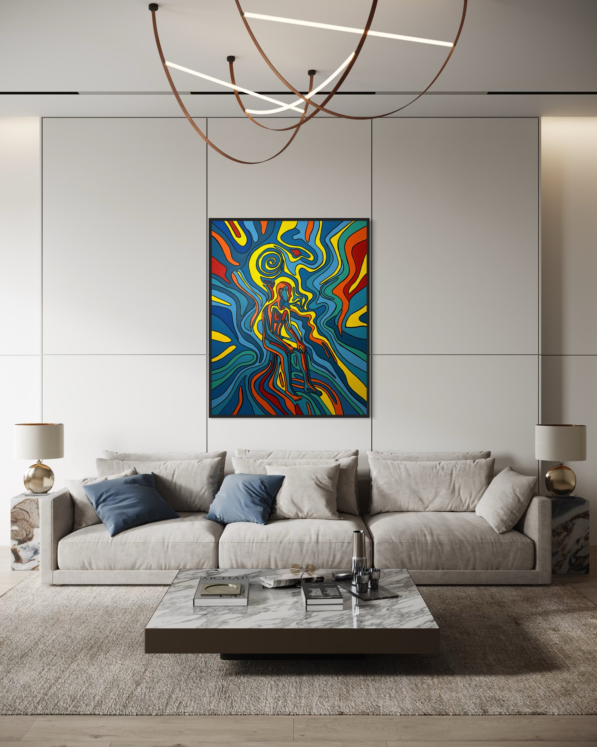 Echoes In The Flow Tablo Pt.2 | 120x150 cm