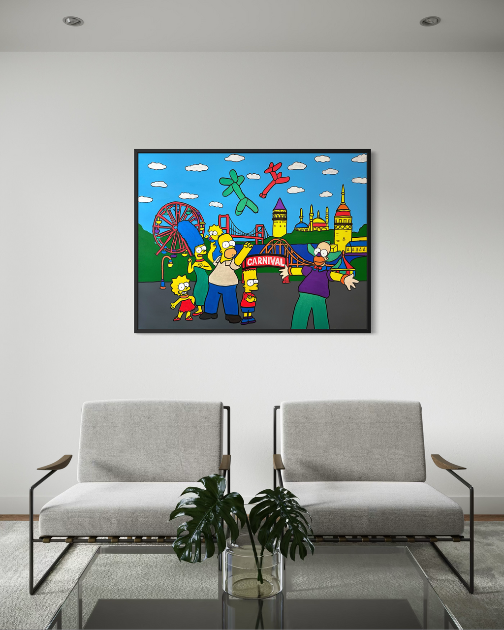The Hacked City: Istanbulfield - Unauthorized Carnival | 100x130 Cm