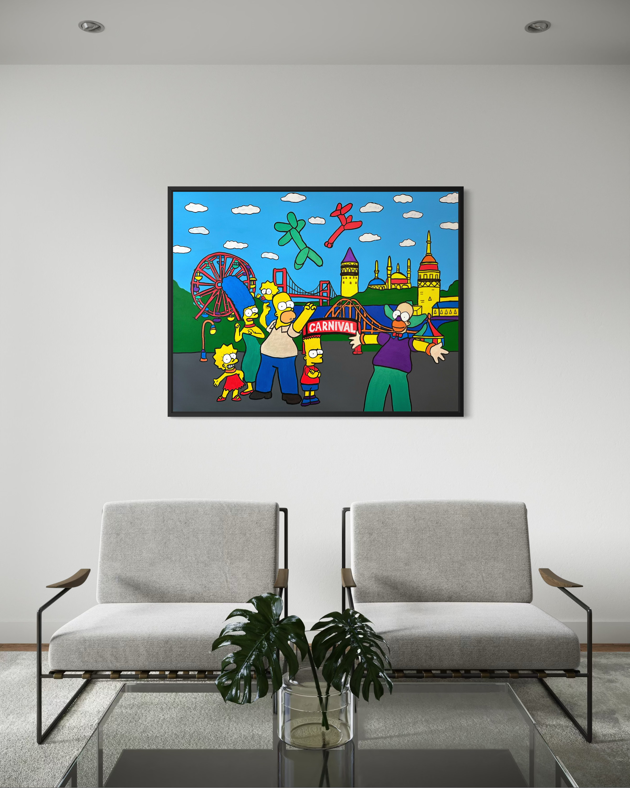 The Hacked City: Istanbulfield - Unauthorized Carnival | 100x130 Cm