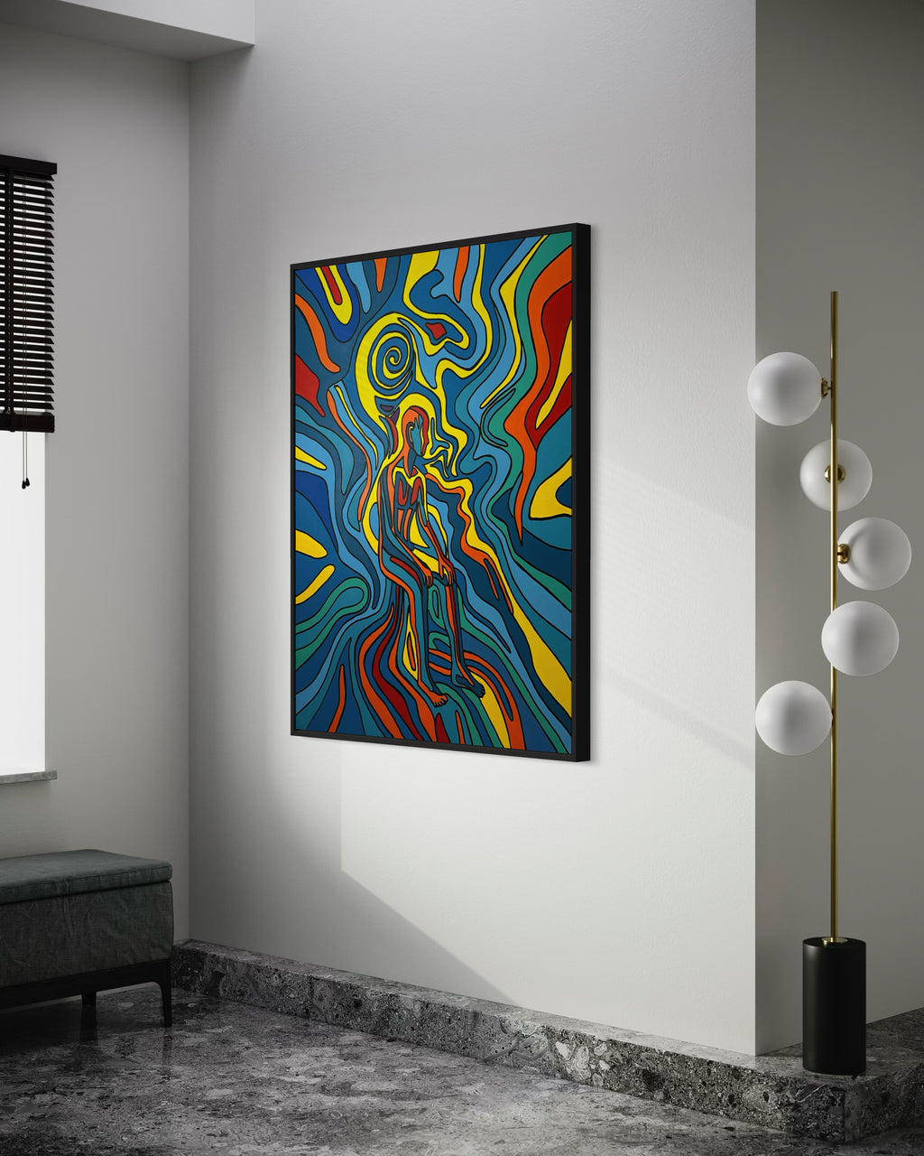 Echoes In The Flow Tablo Pt.2 | 120x150 cm