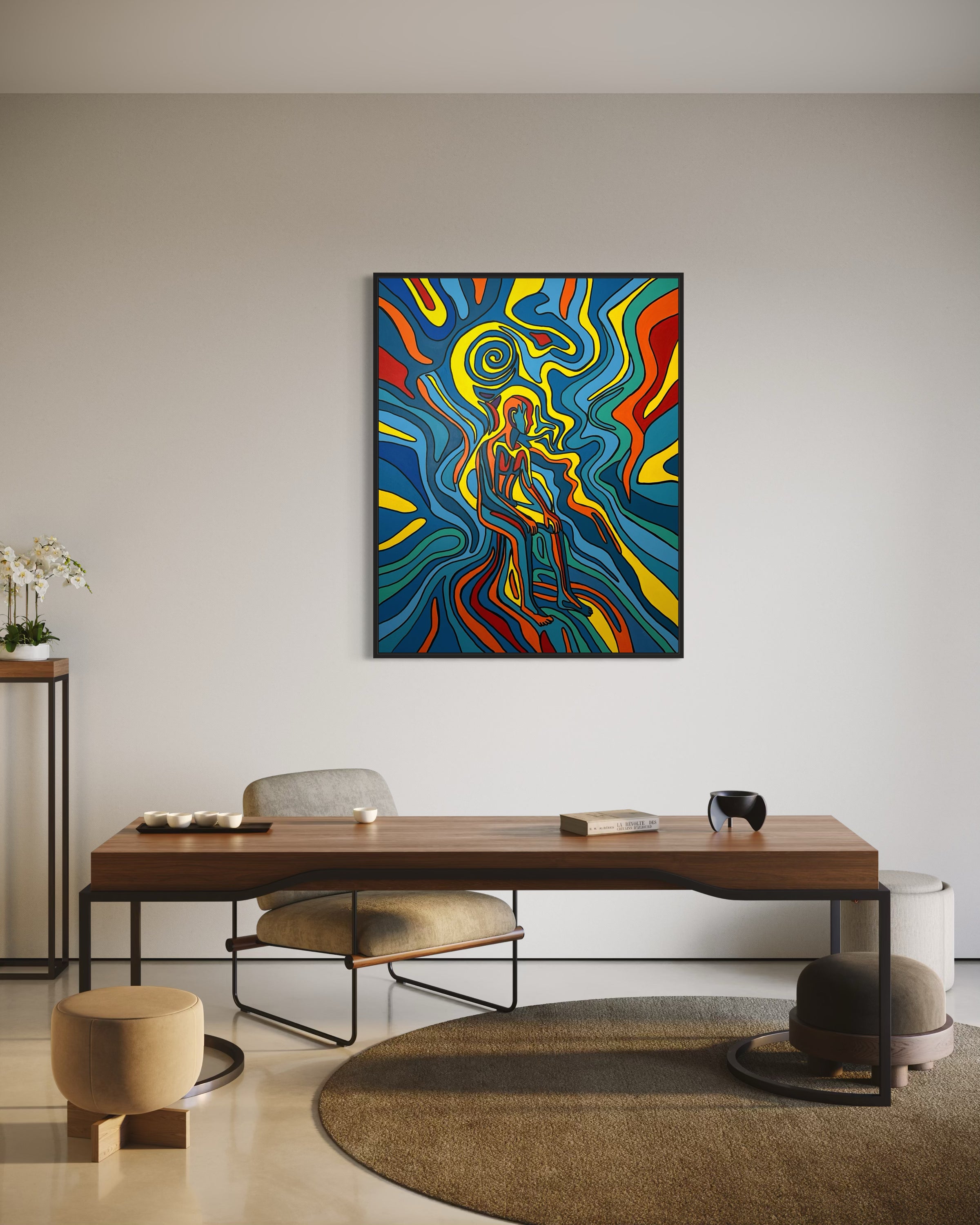 Echoes In The Flow Tablo Pt.2 | 120x150 cm