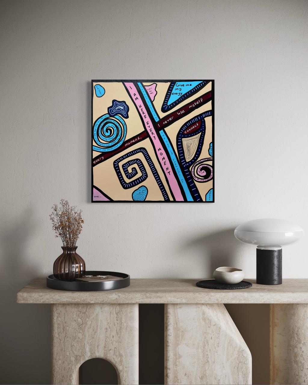 The Inner Route Tablo | 60x60cm