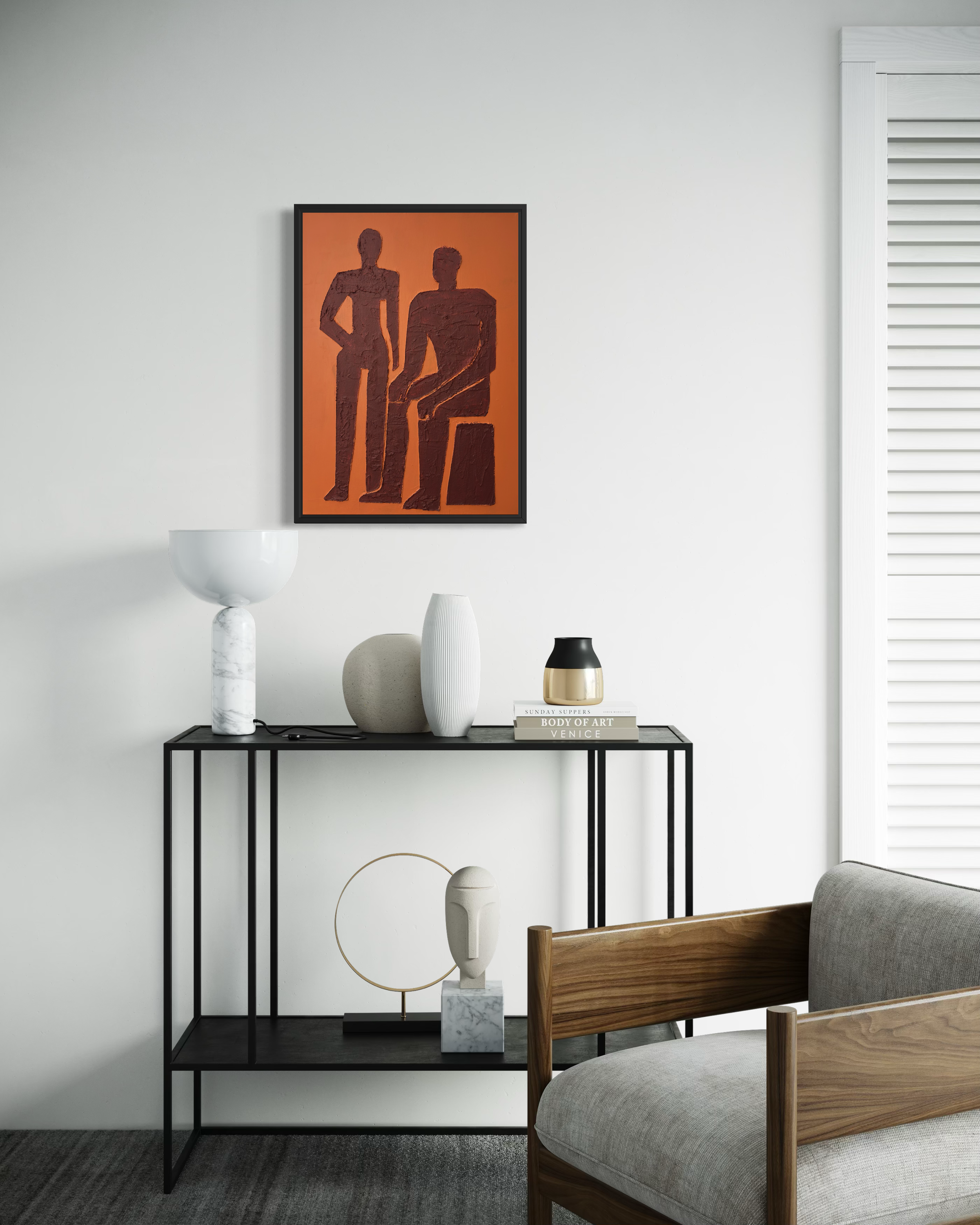 Void Form – Encounter | 50×70 Cm