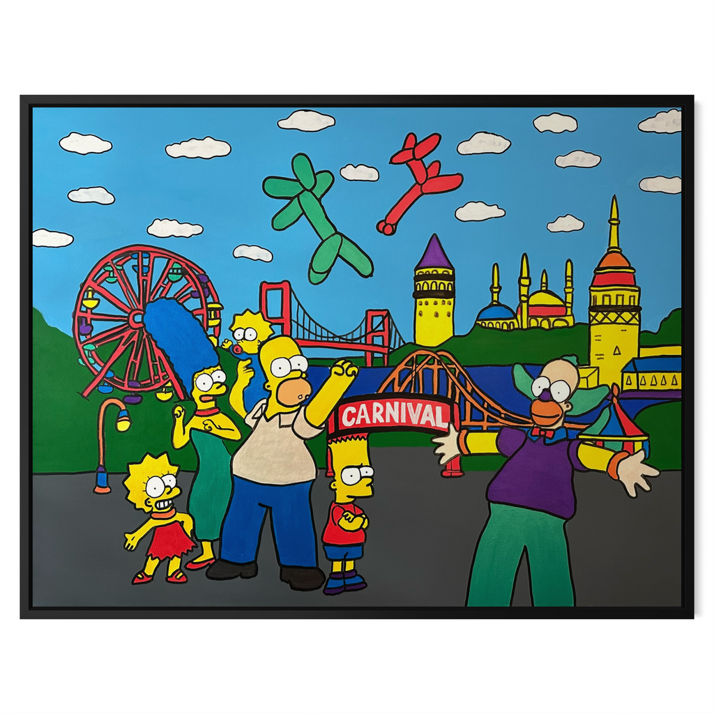 The Hacked City: Istanbulfield - Unauthorized Carnival | 100x130 Cm