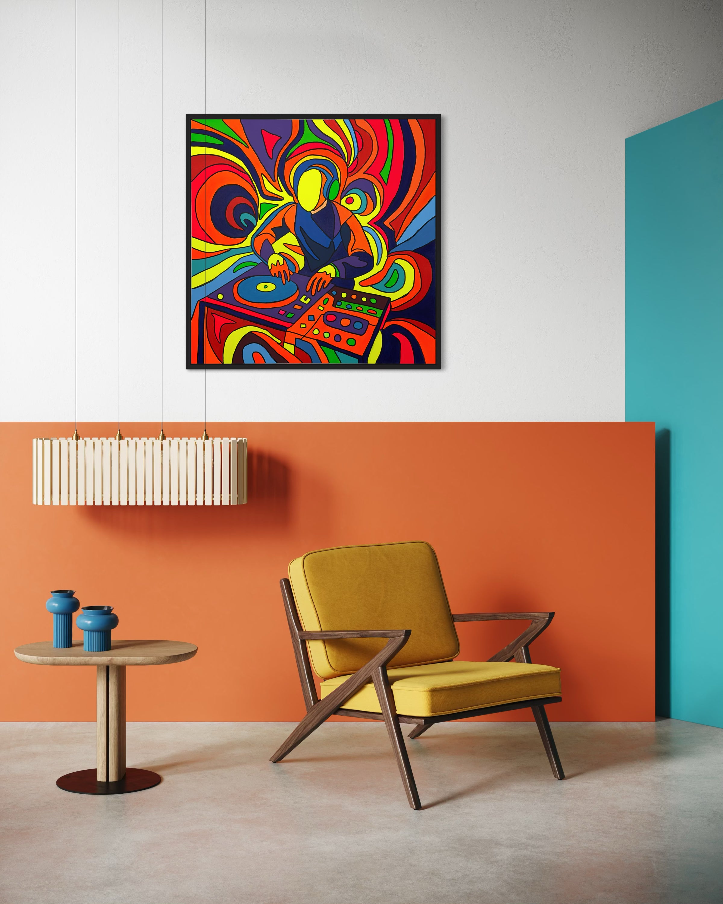 Glow N Flow Tablo | 100x100cm