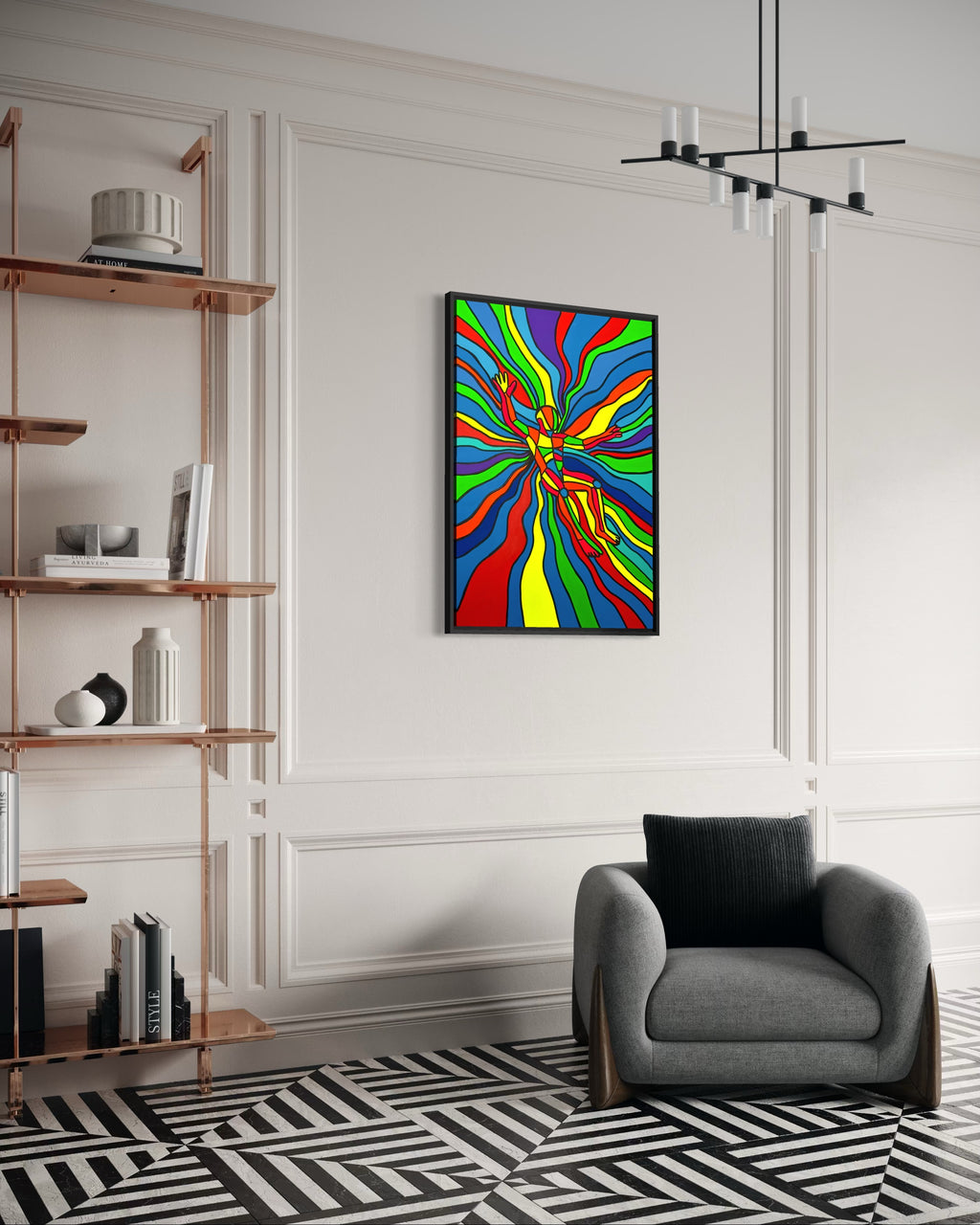 Fall N Flow Tablo | 70x100 cm