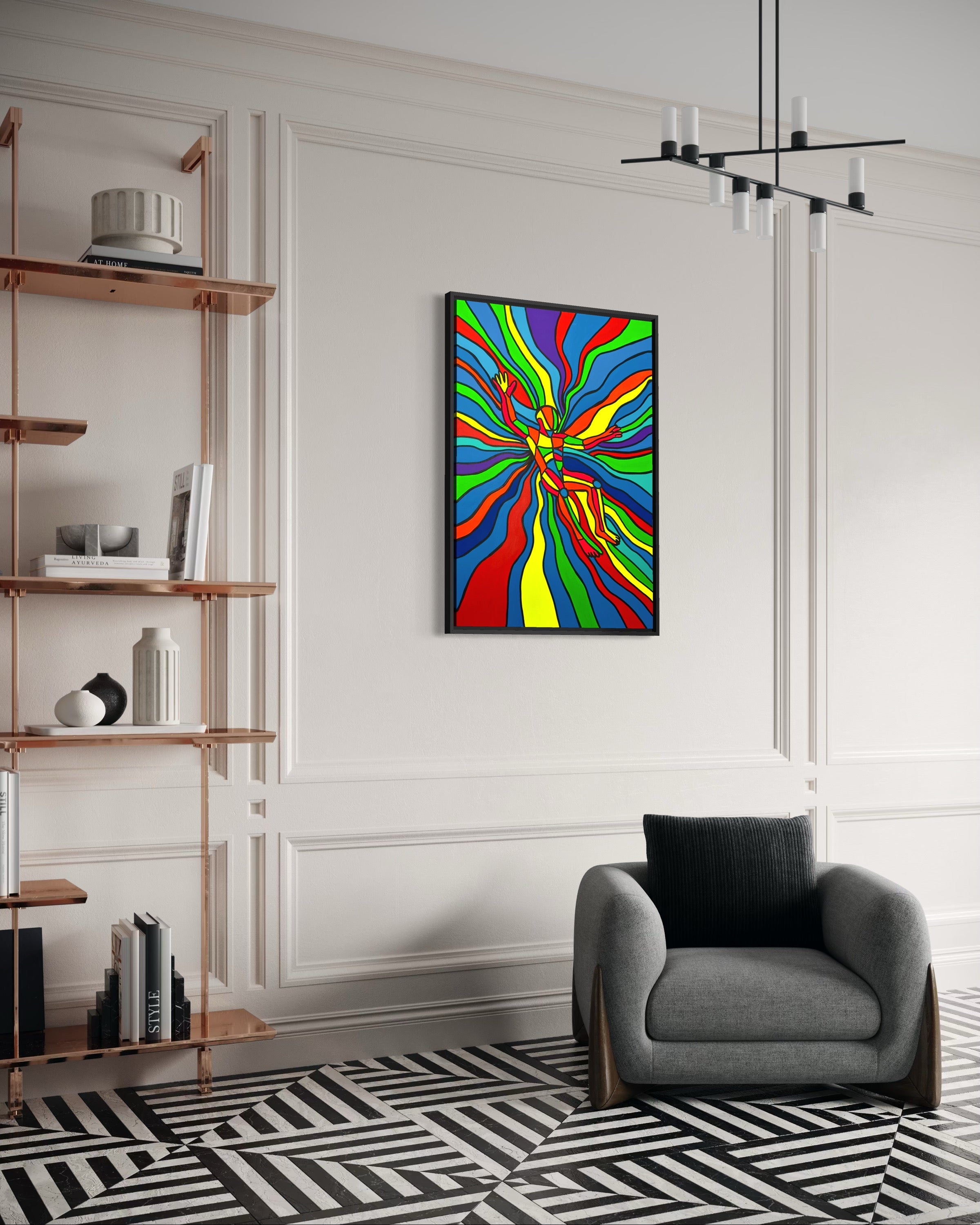 Fall N Flow Tablo | 70x100 cm