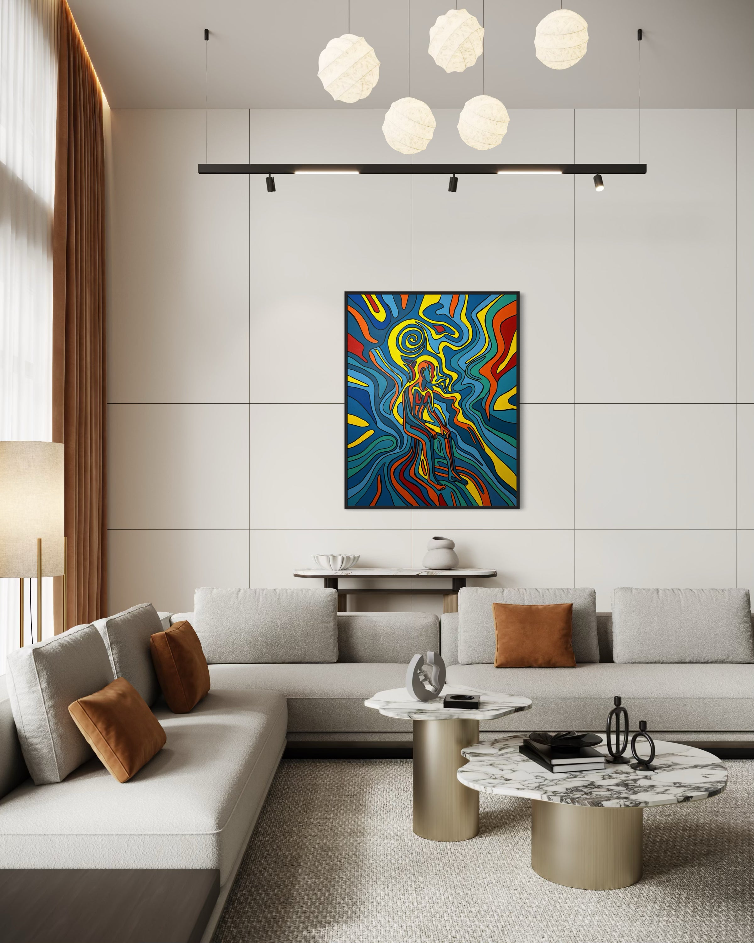 Echoes In The Flow Tablo Pt.2 | 120x150 cm