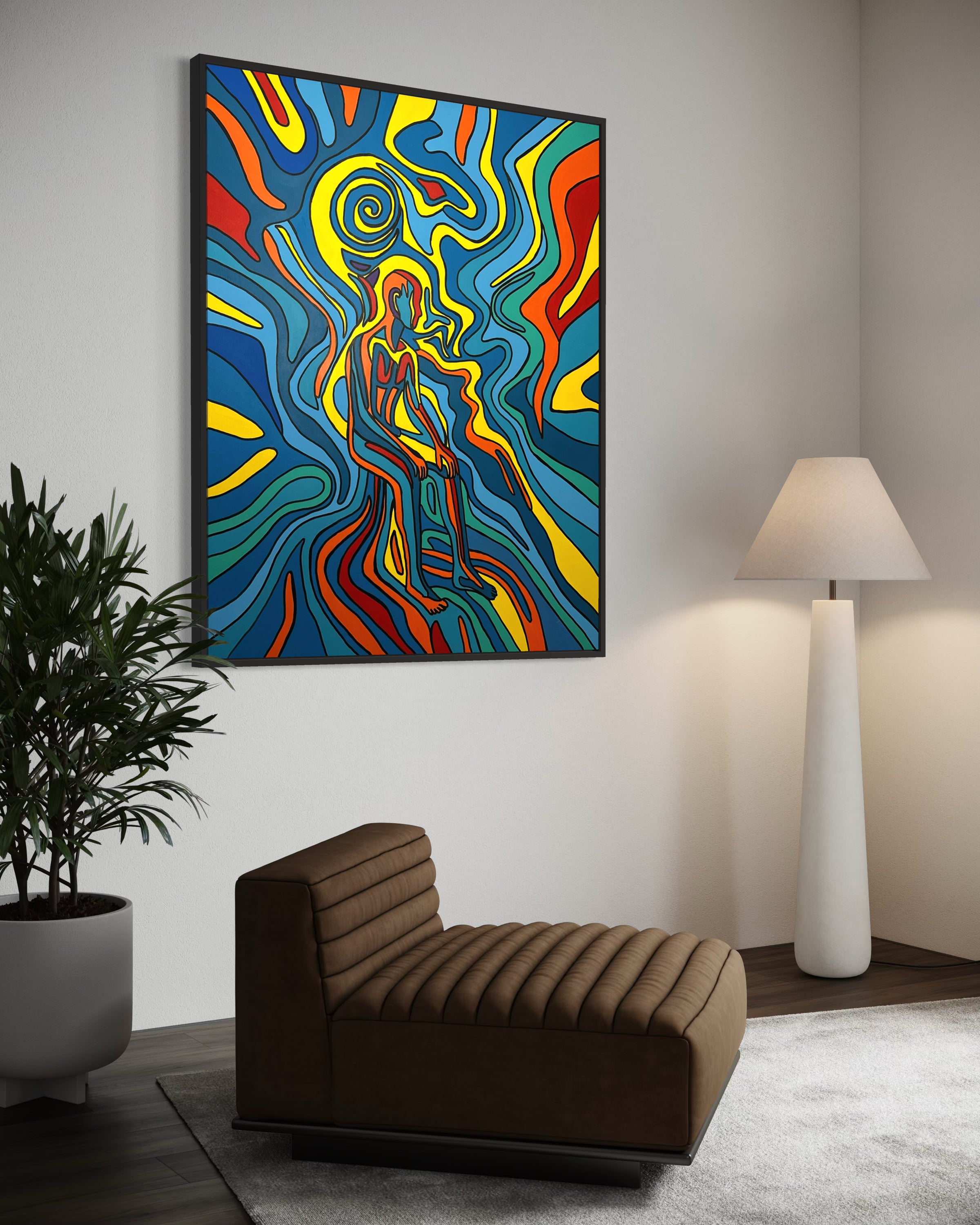 Echoes In The Flow Tablo Pt.2 | 120x150 cm