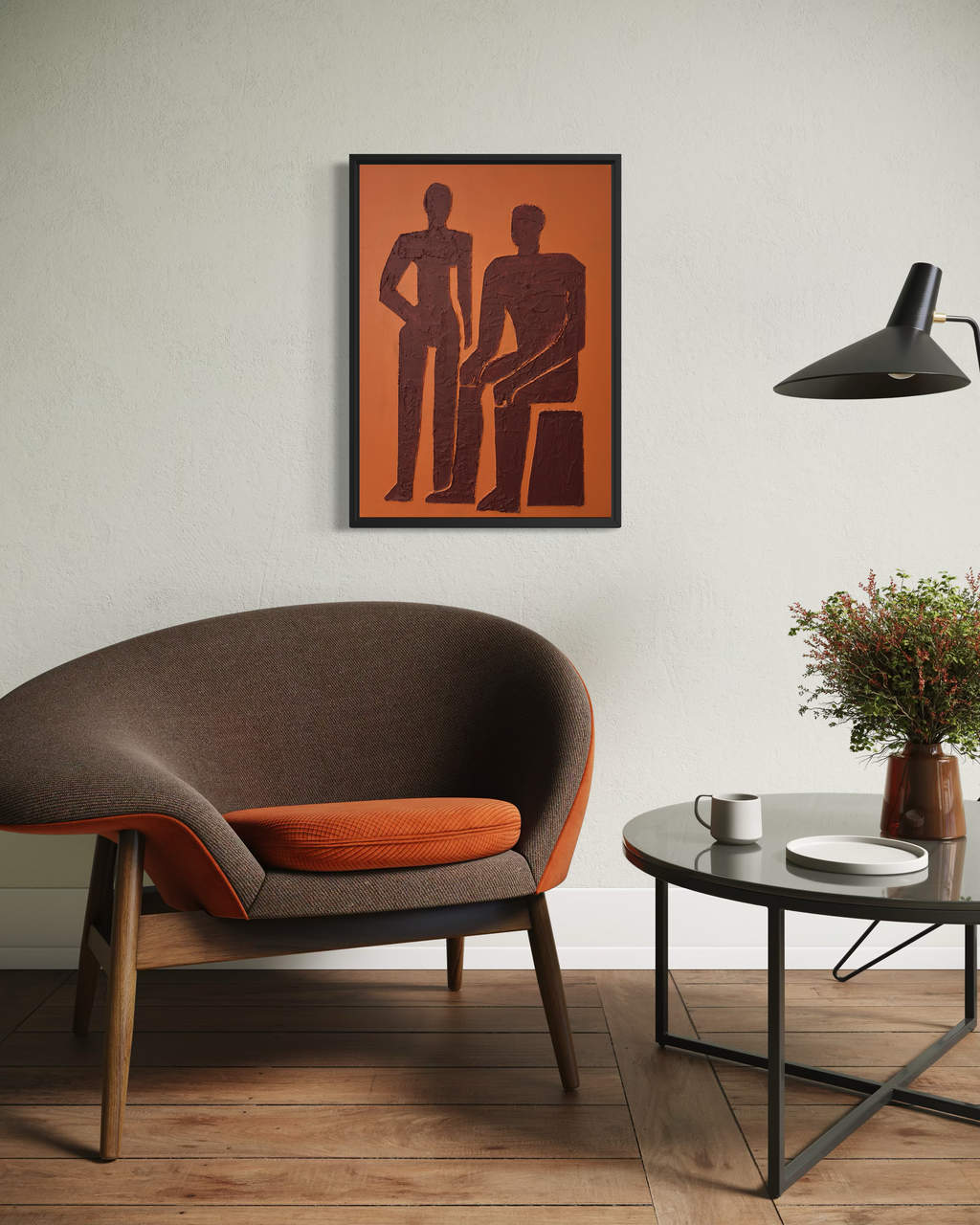 Void Form – Encounter | 50×70 Cm