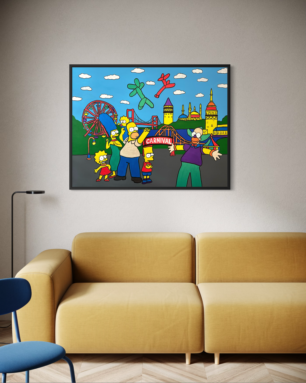 The Hacked City: Istanbulfield - Unauthorized Carnival | 100x130 Cm