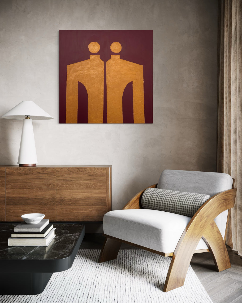 Void Form 04 Tablo | 100x100cm