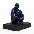 Inner Hold | Lacivert Heykel Obje