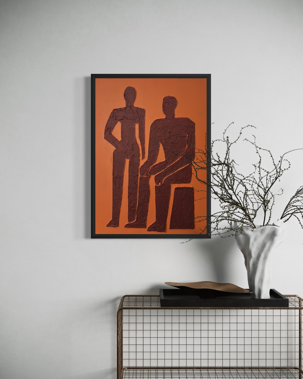 Void Form – Encounter | 50×70 Cm