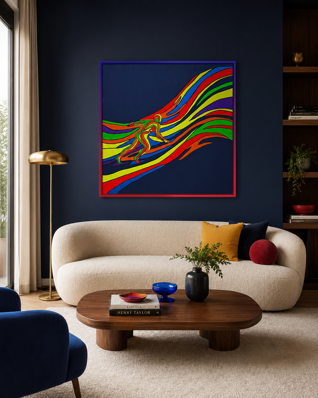 Hold The Flow Tablo | 100x100 Cm