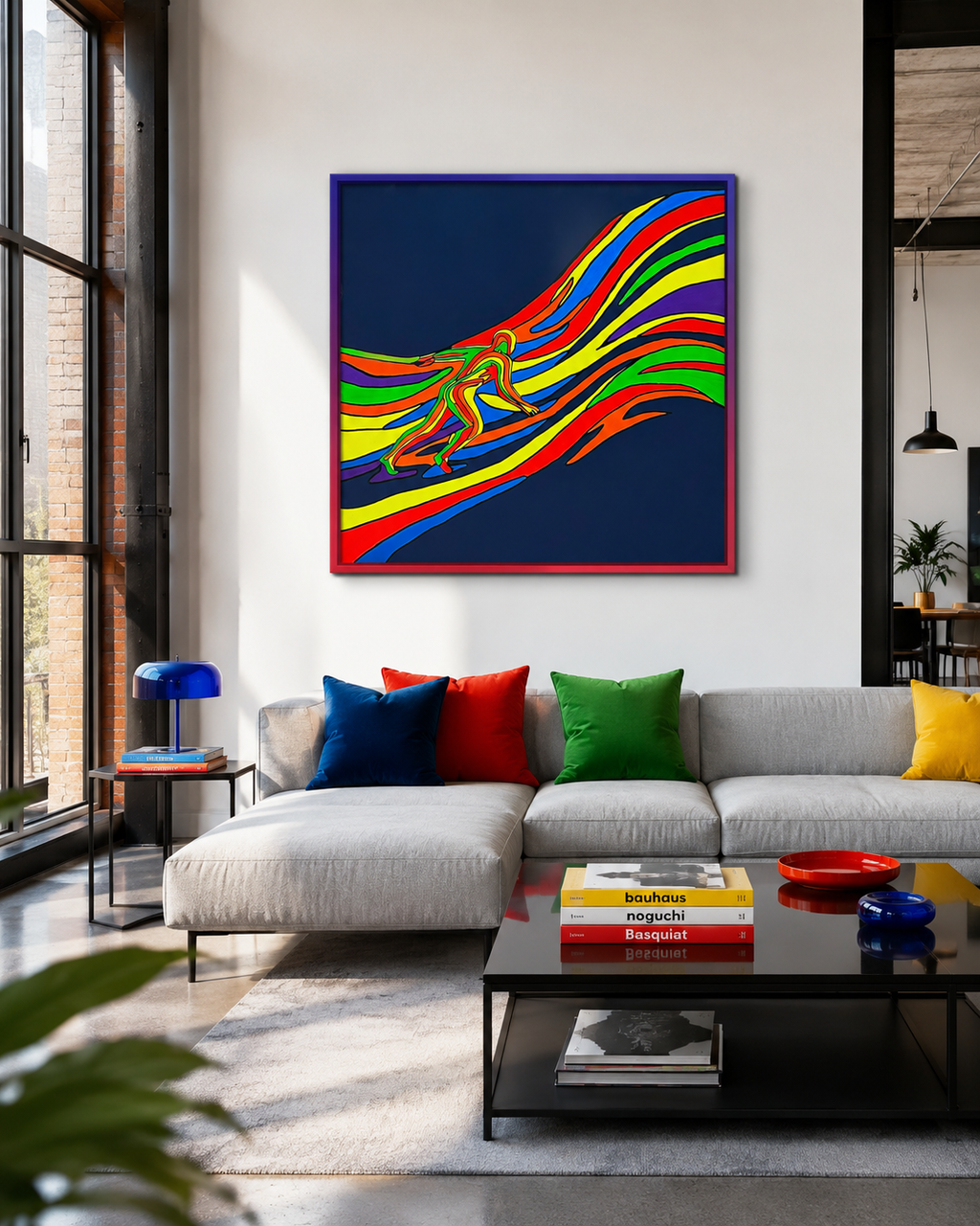 Hold The Flow Tablo | 100x100 Cm
