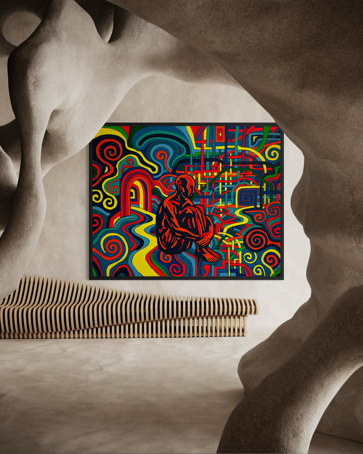 Inner Hold Tablo | 200x250cm