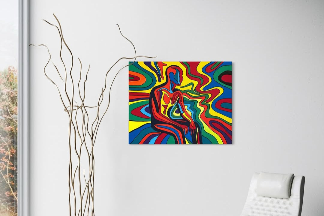 Echoes In The Flow Tablo | 80x100cm