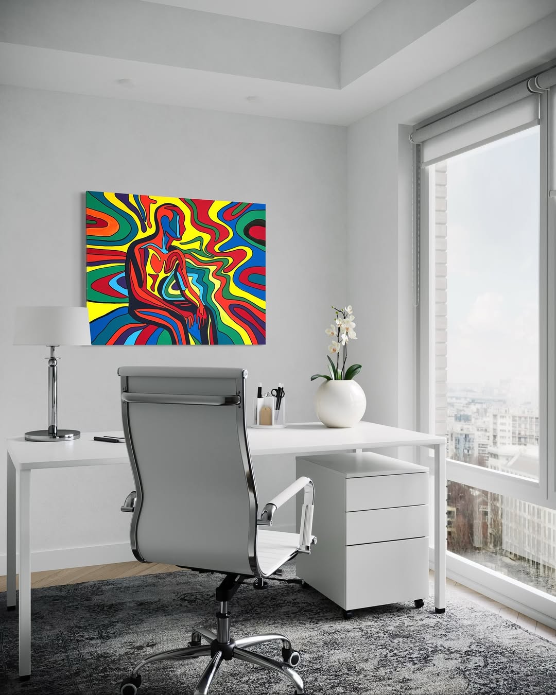 Echoes In The Flow Tablo | 80x100cm