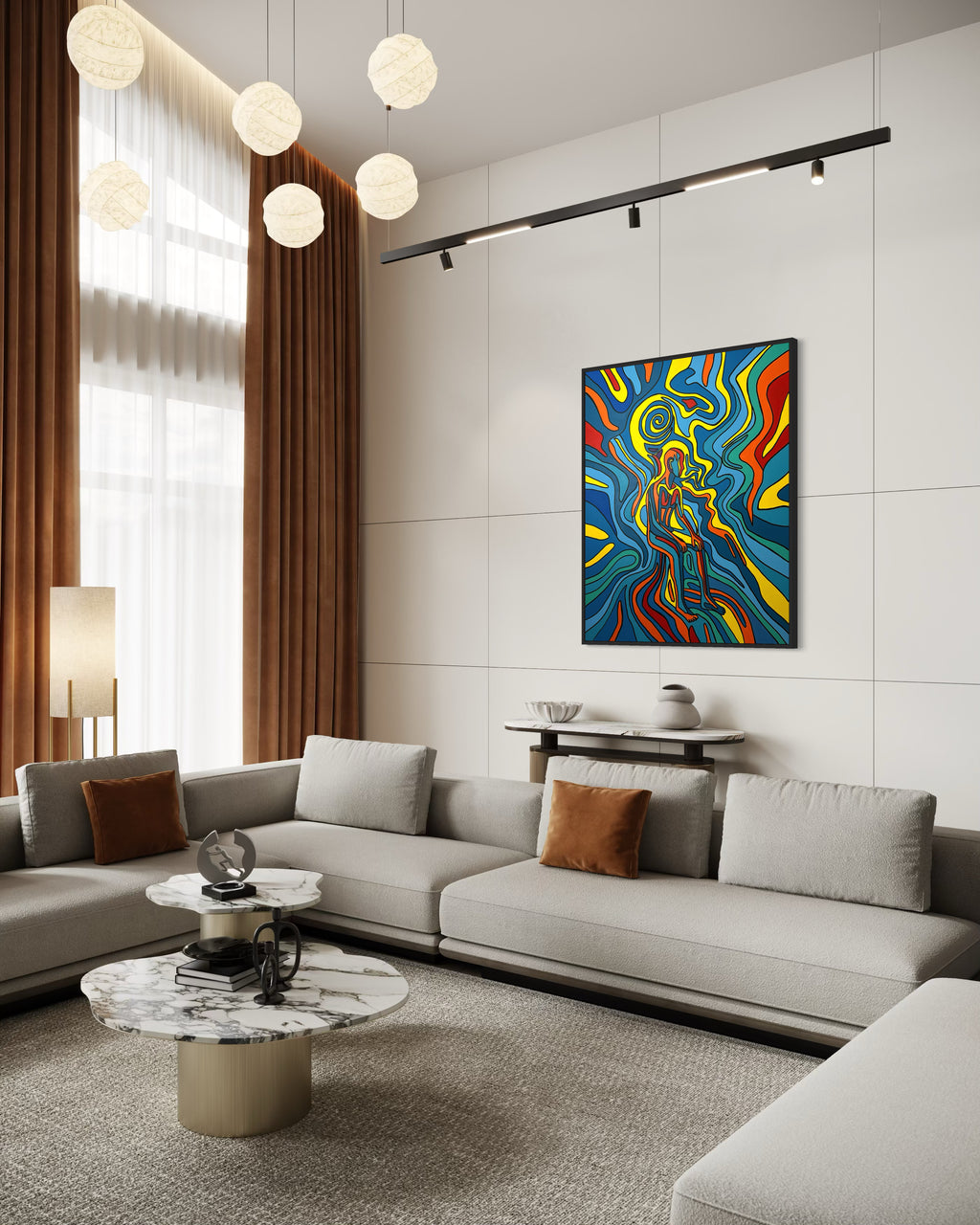 Echoes In The Flow Tablo Pt.2 | 120x150 cm