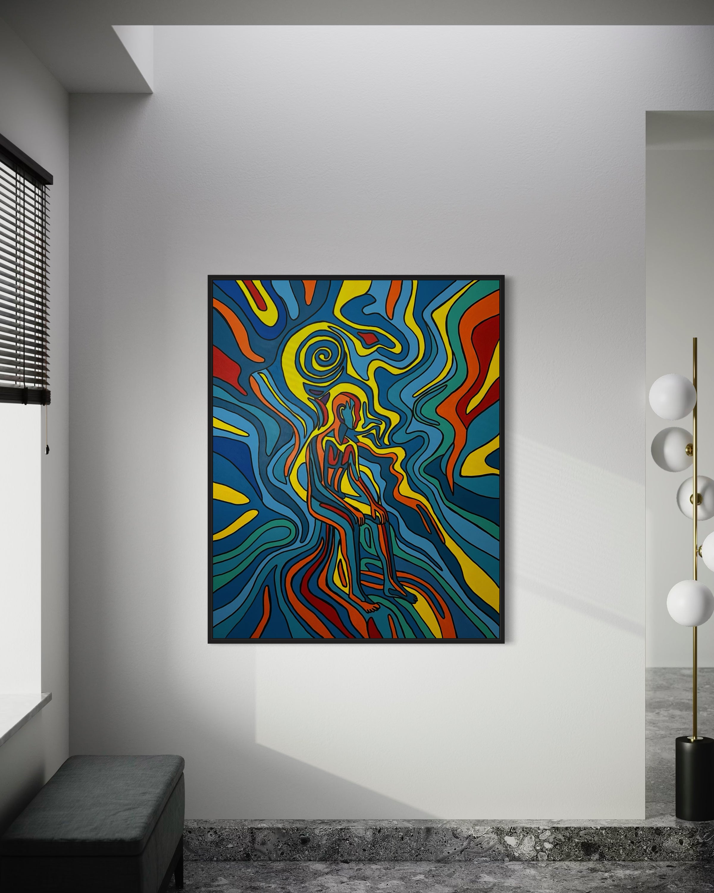 Echoes In The Flow Tablo Pt.2 | 120x150 cm