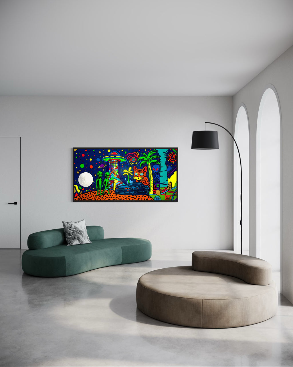 The Outer Nexus — Özel Sipariş Sanat Eseri - 100x200cm