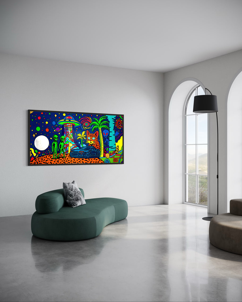 The Outer Nexus — Özel Sipariş Sanat Eseri - 100x200cm