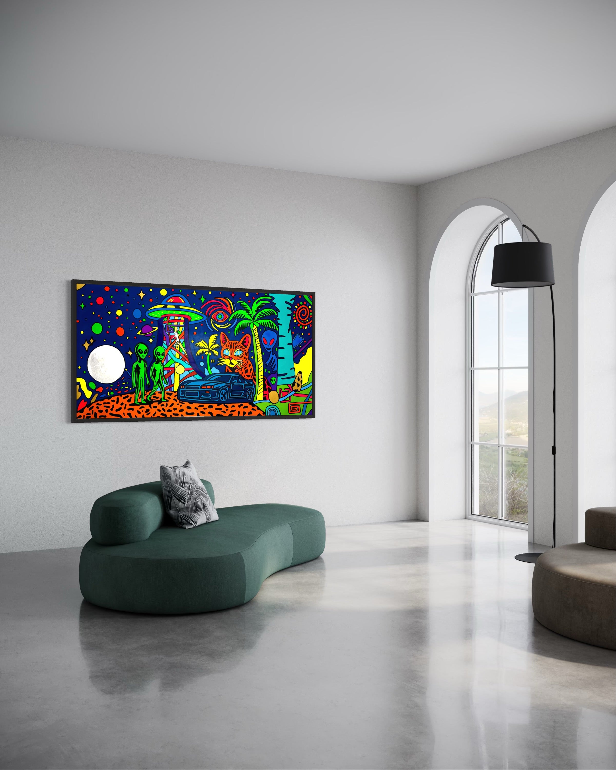 The Outer Nexus — Özel Sipariş Sanat Eseri - 100x200cm