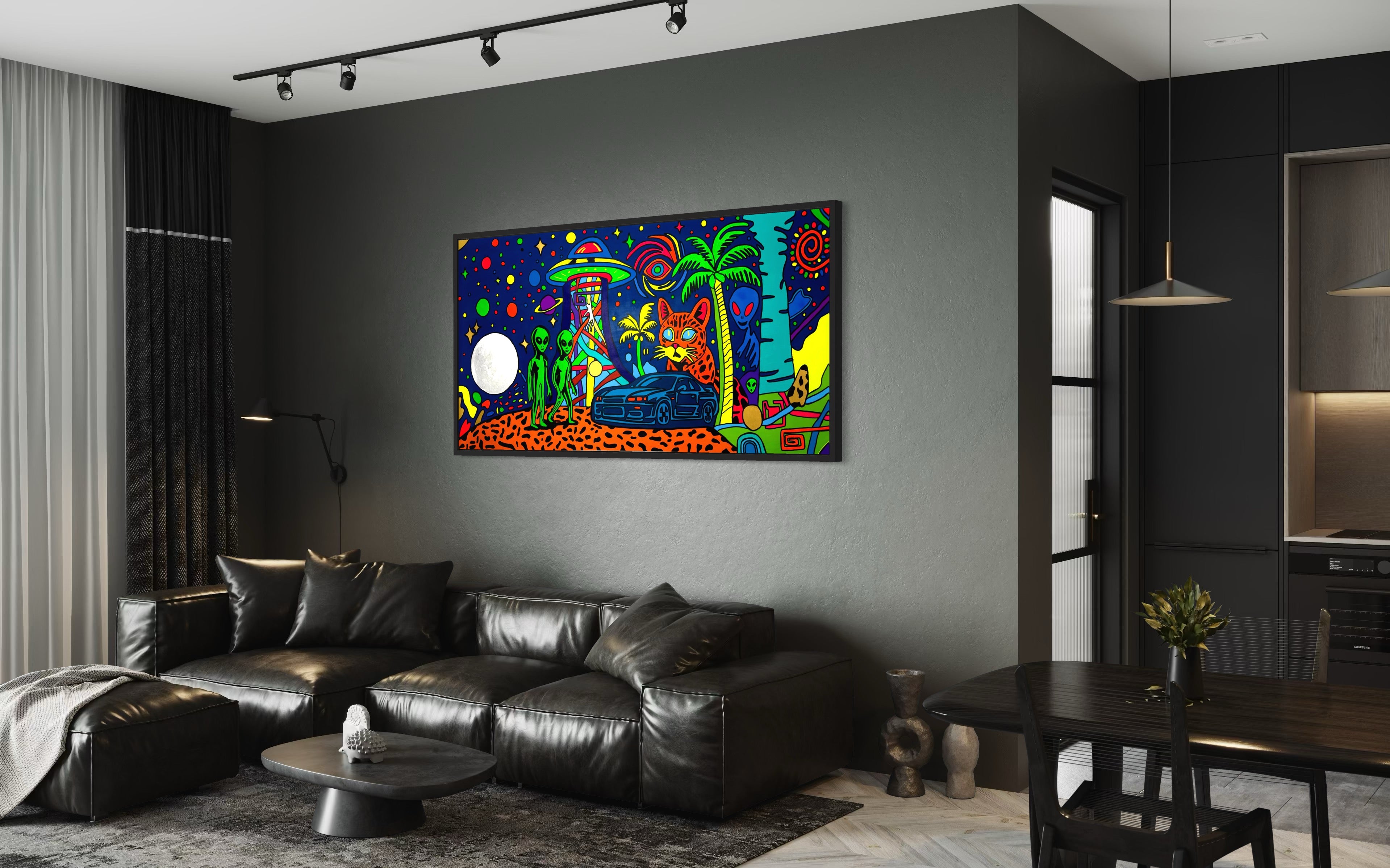 The Outer Nexus — Özel Sipariş Sanat Eseri - 100x200cm