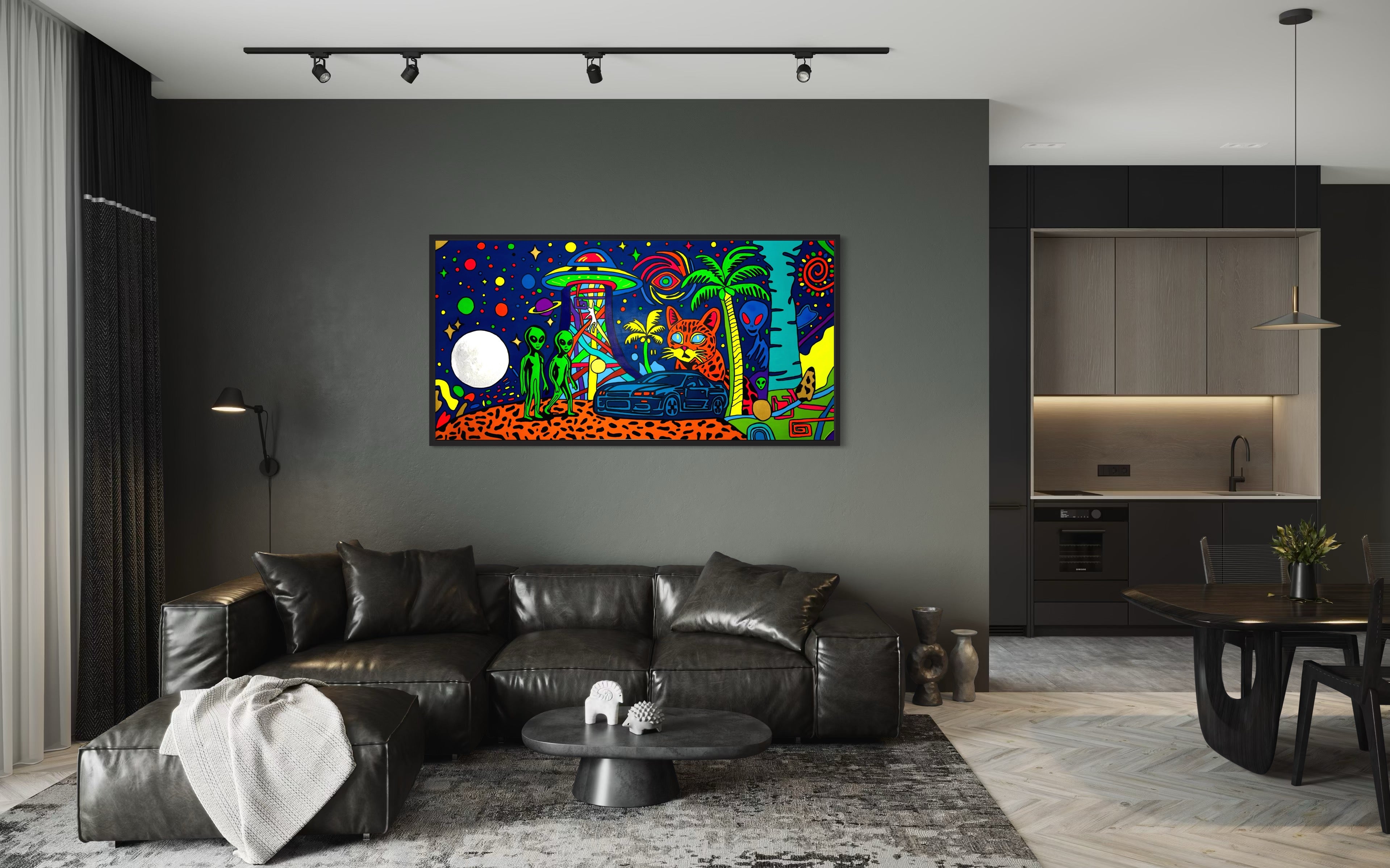 The Outer Nexus — Özel Sipariş Sanat Eseri - 100x200cm