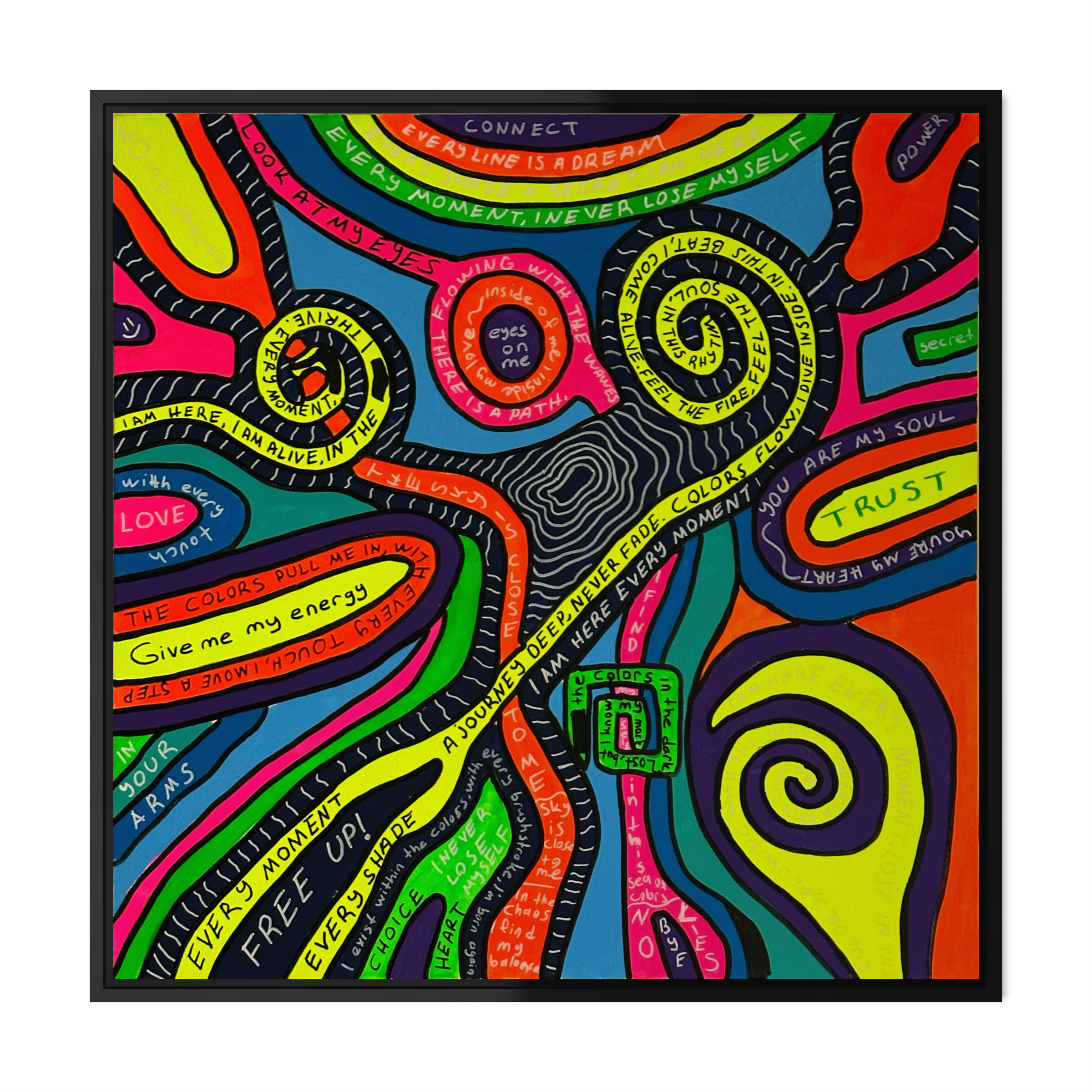 Lost Control Tablo | 80x80cm