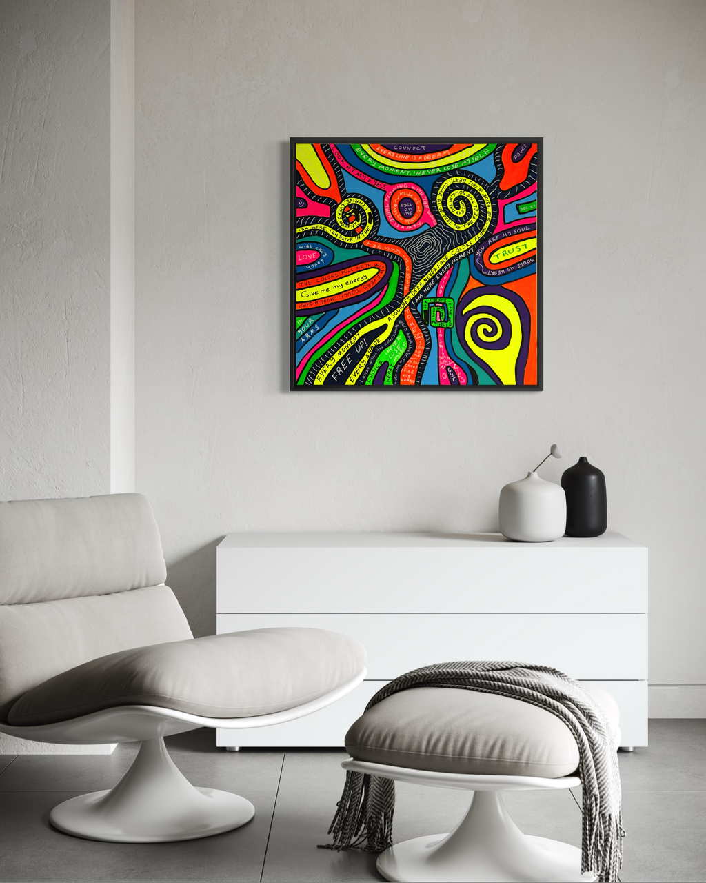 Lost Control Tablo | 80x80cm