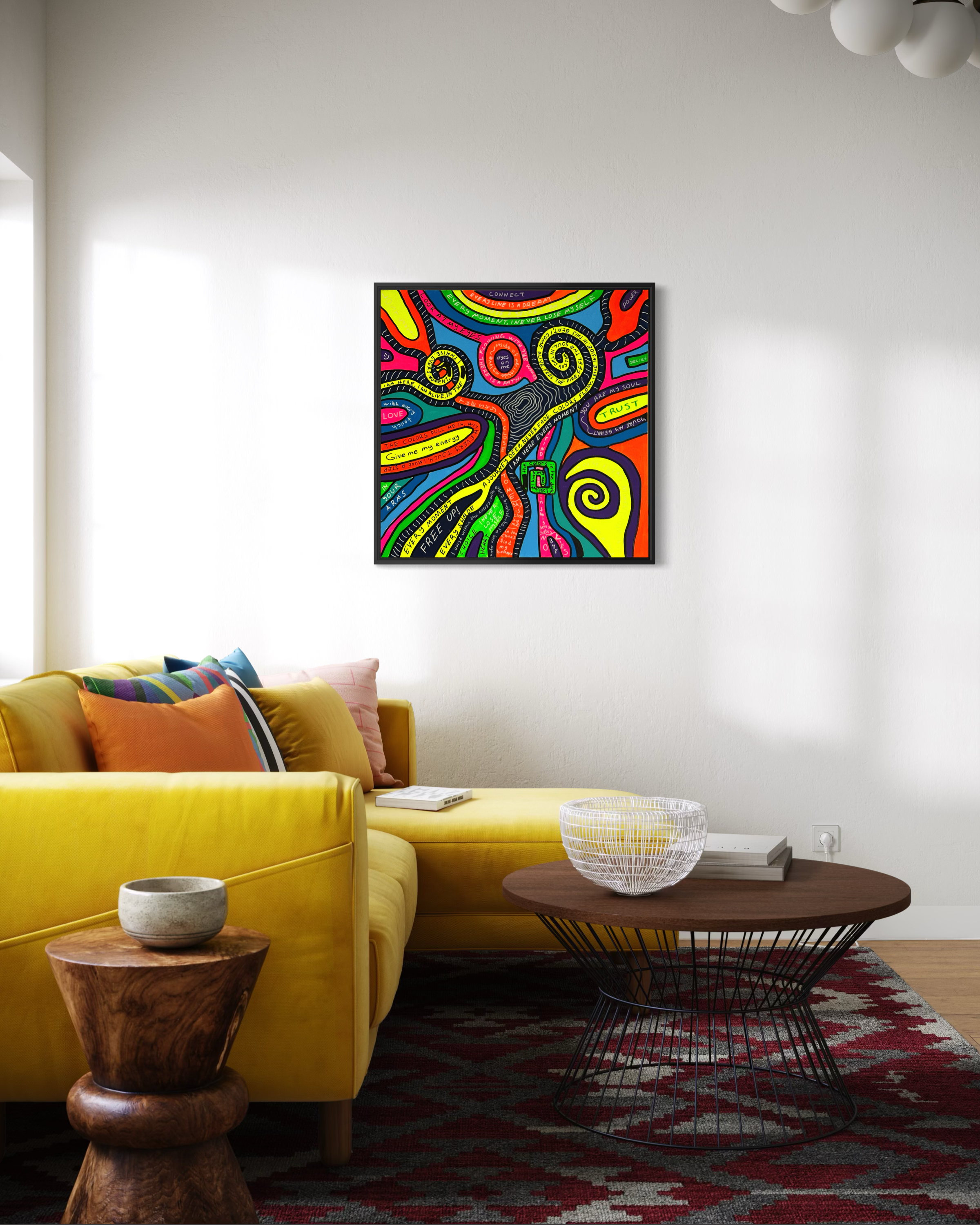 Lost Control Tablo | 80x80cm