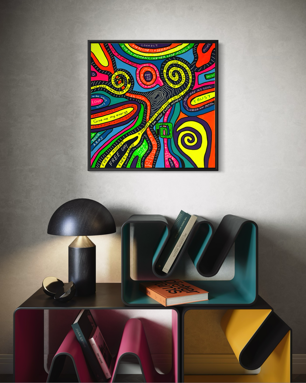 Lost Control Tablo | 80x80cm