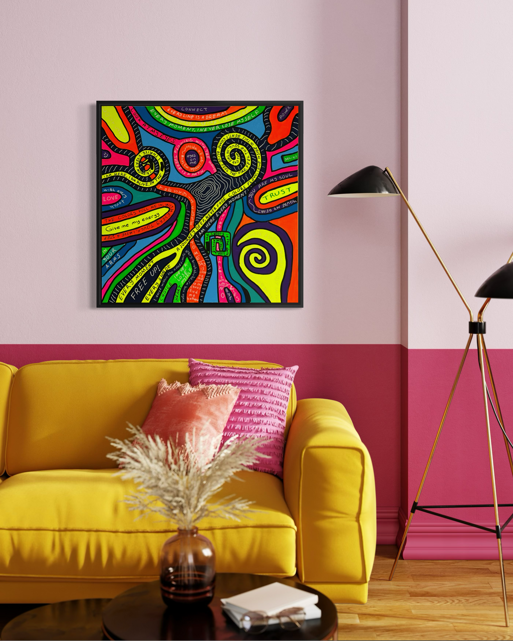 Lost Control Tablo | 80x80cm