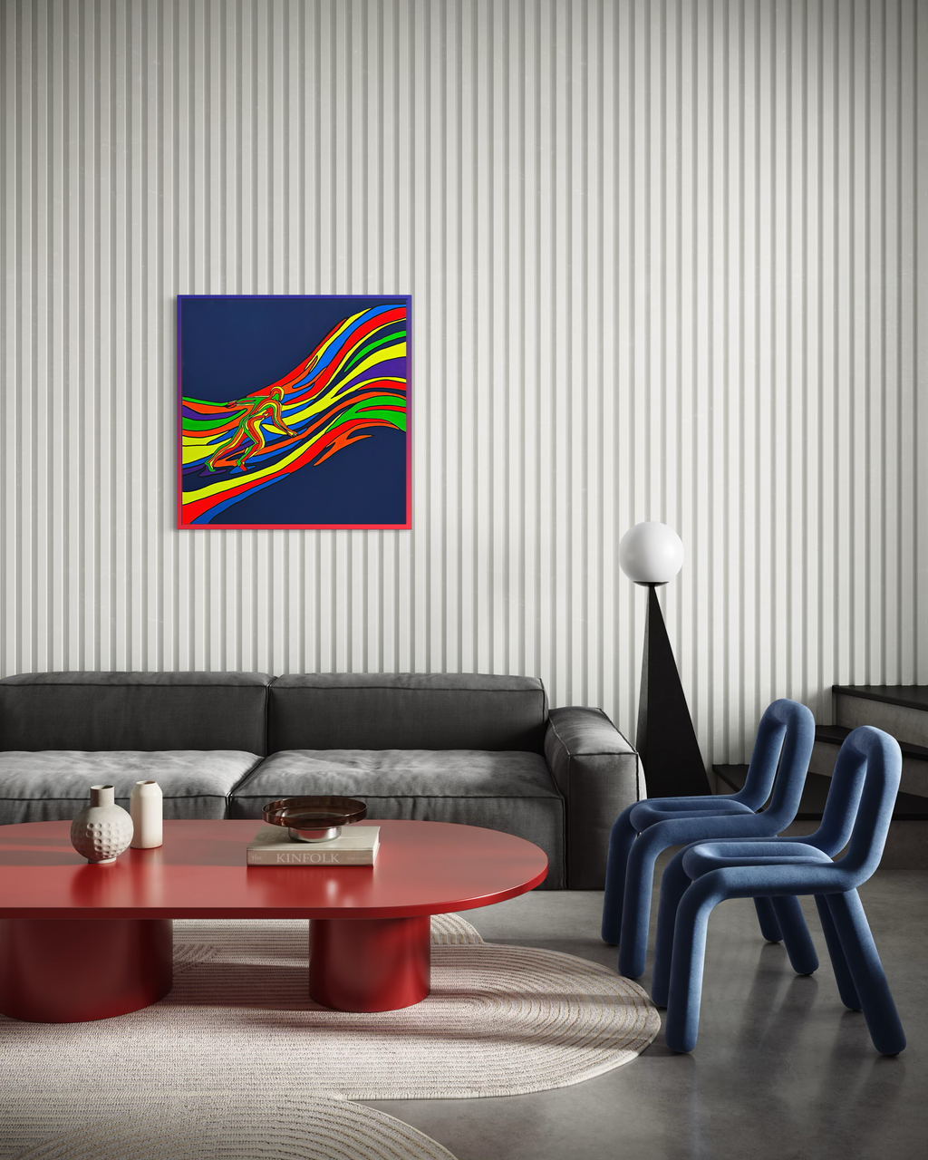 Hold The Flow Tablo | 100x100 Cm