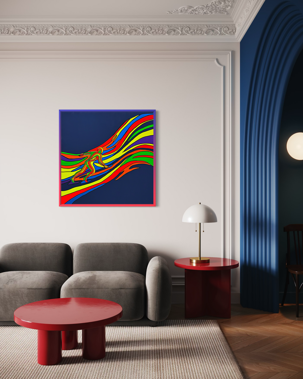 Hold The Flow Tablo | 100x100 Cm