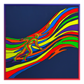Hold The Flow Tablo | 100x100 Cm