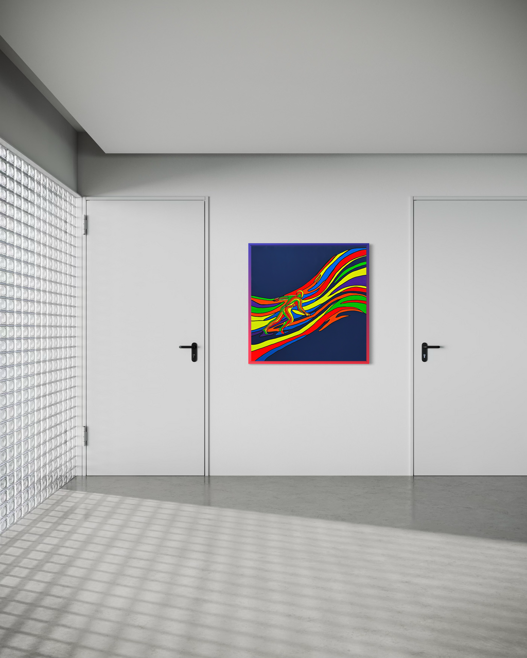 Hold The Flow Tablo | 100x100 Cm