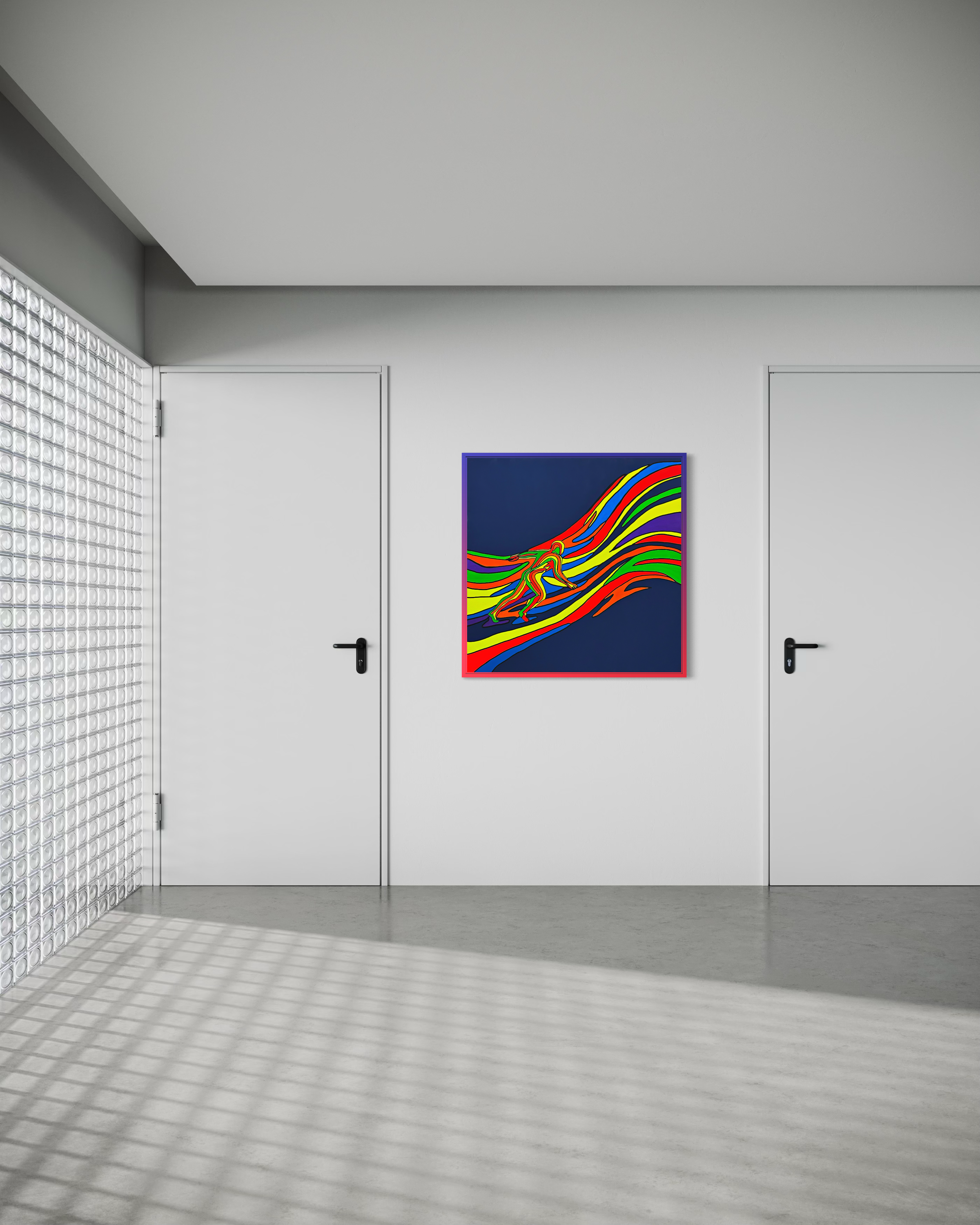 Hold The Flow Tablo | 100x100 Cm