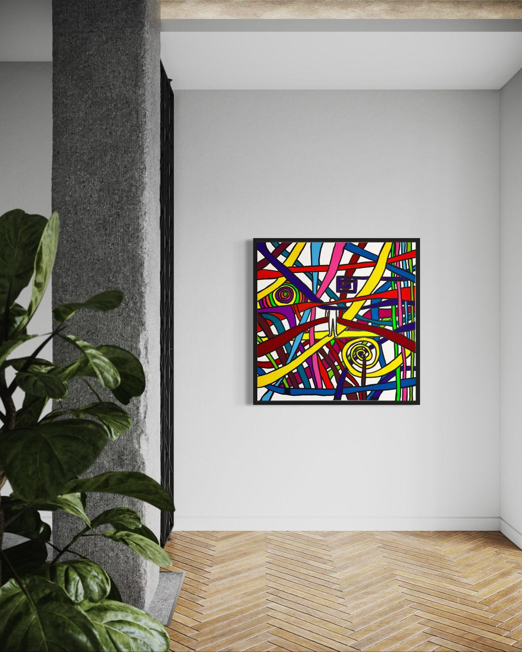 The Nexus Of The Inner Odyssey Tablo | 100x100 cm