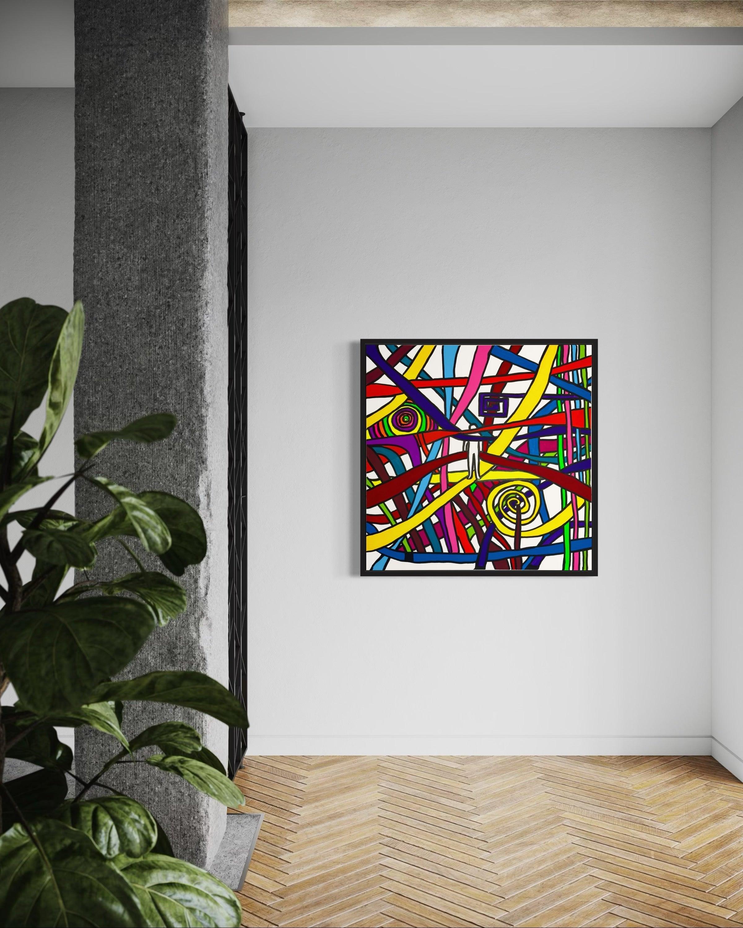 The Nexus Of The Inner Odyssey Tablo | 100x100 cm