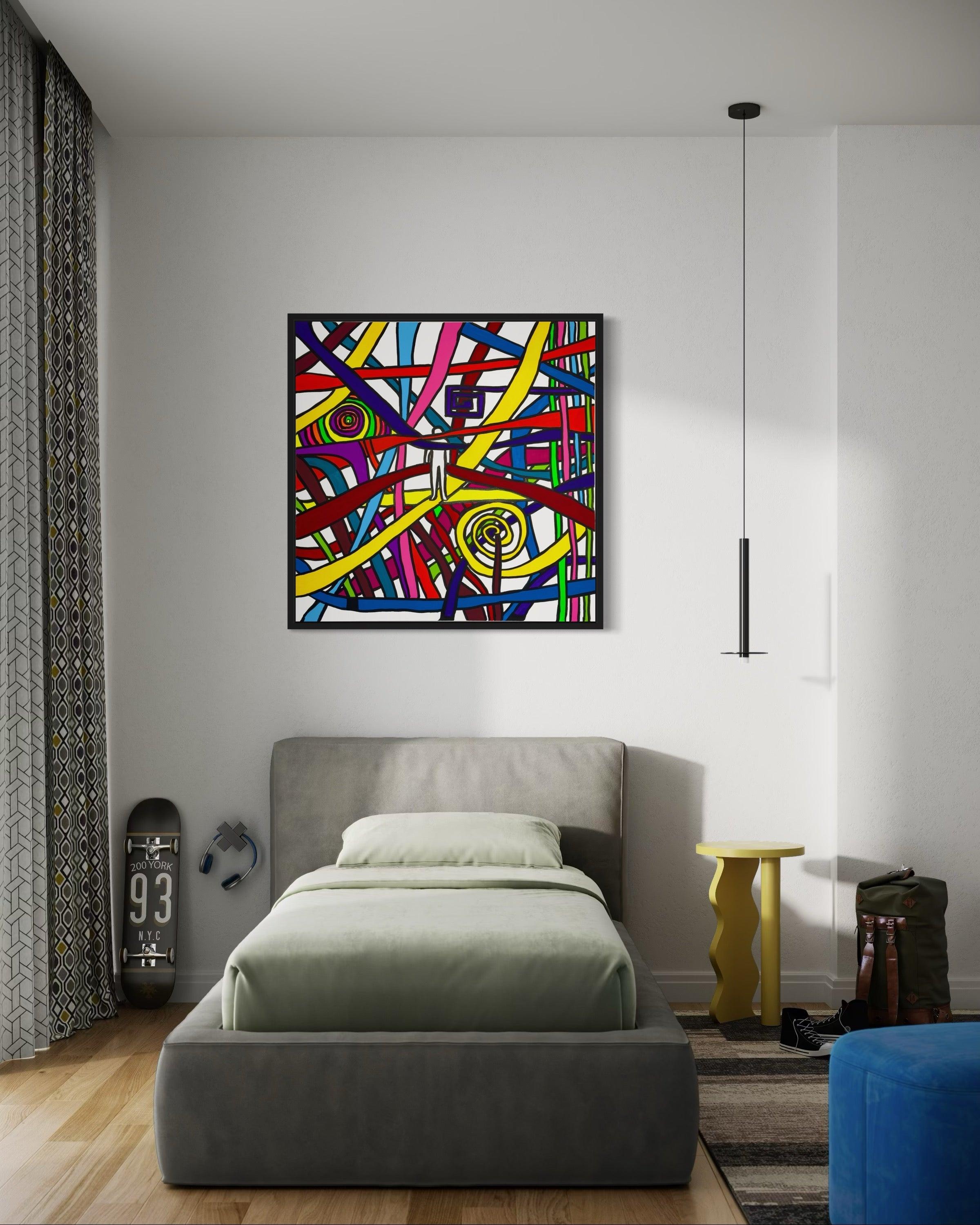 The Nexus Of The Inner Odyssey Tablo | 100x100 cm