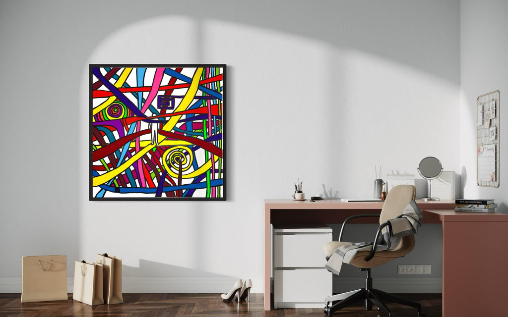 The Nexus Of The Inner Odyssey Tablo | 100x100 cm