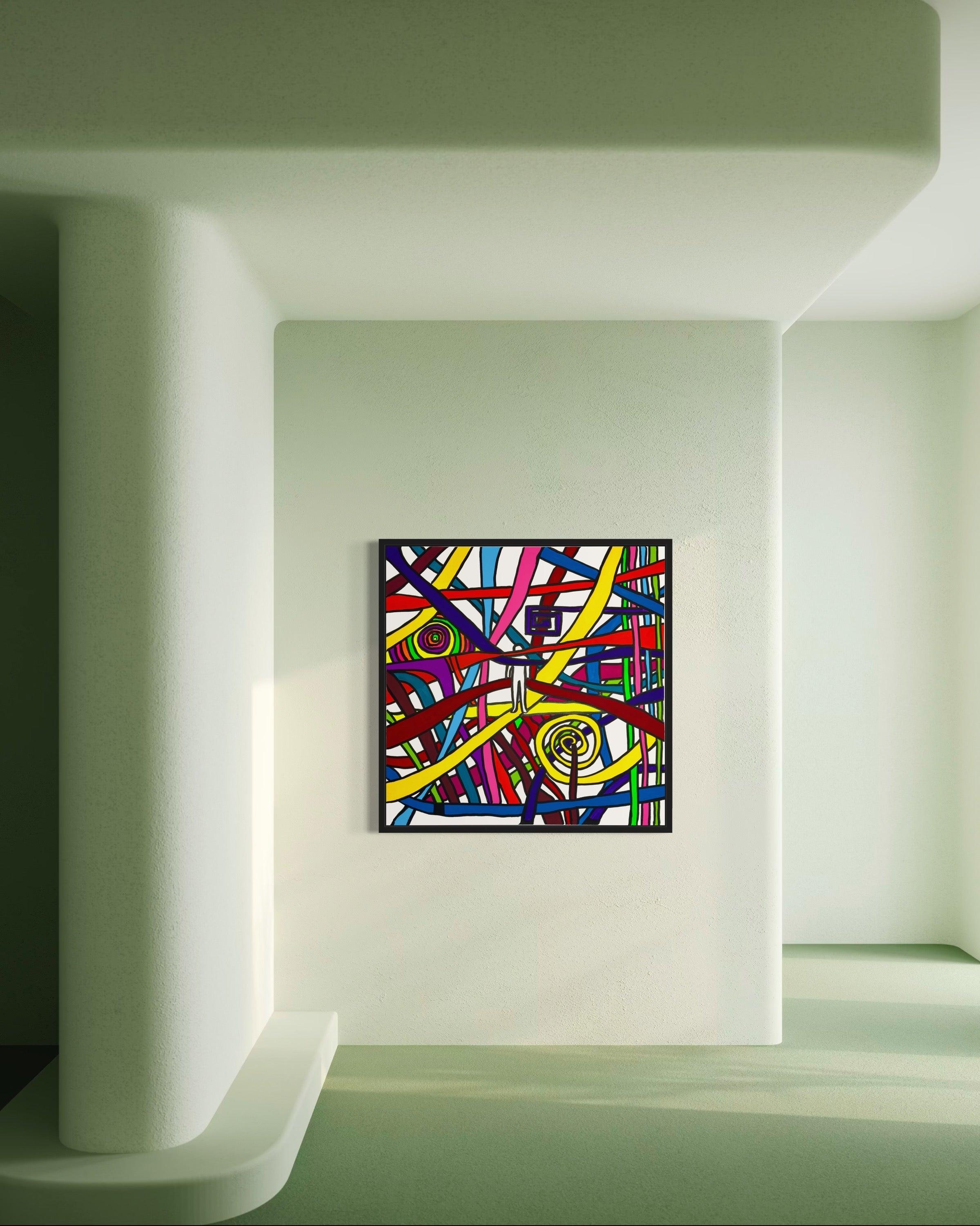 The Nexus Of The Inner Odyssey Tablo | 100x100 cm