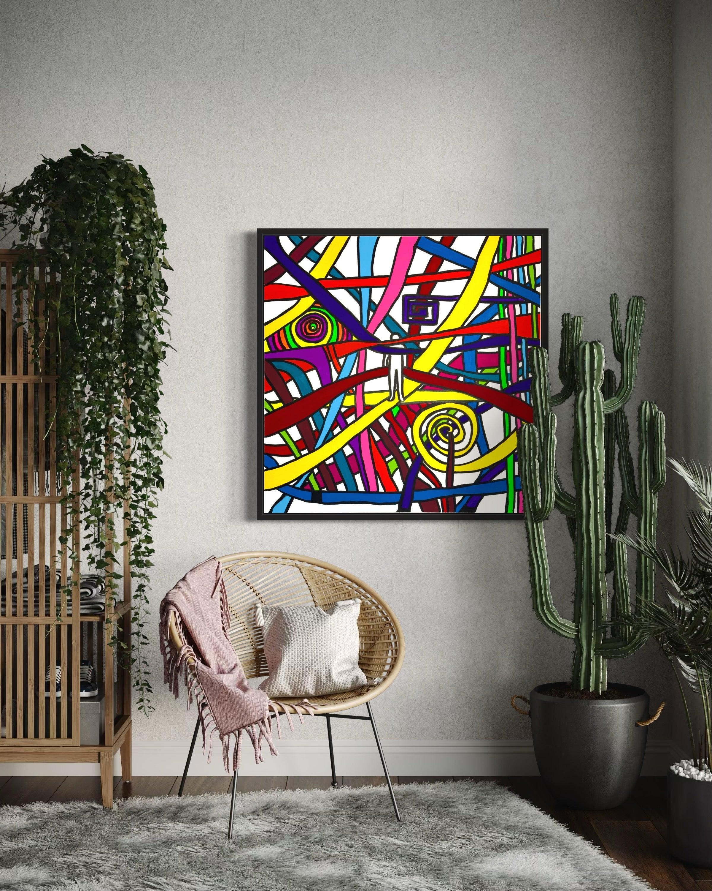 The Nexus Of The Inner Odyssey Tablo | 100x100 cm